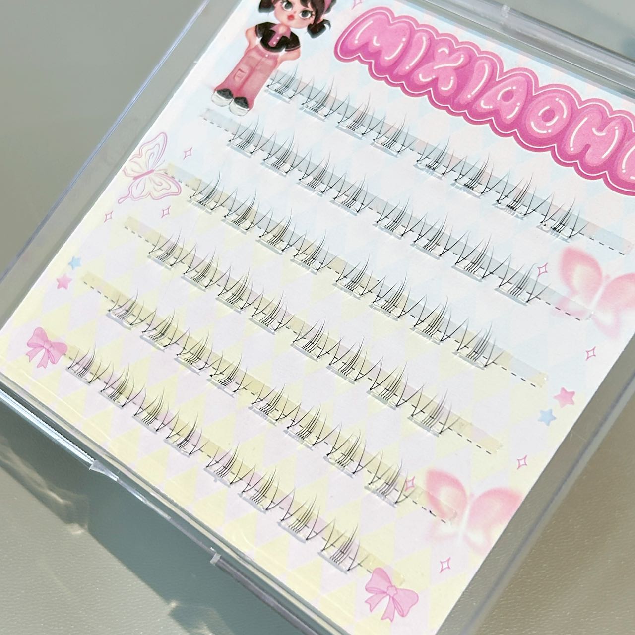 Mixiaohe Sweet Girl Lower Eyel - Eyelash Extension Guide 评论和价格